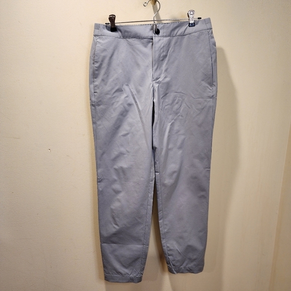 Banana Republic Men's Gray Motion Tech Hybrid Pant Water Repellent Slim Fit 30 - Picture 8 of 15